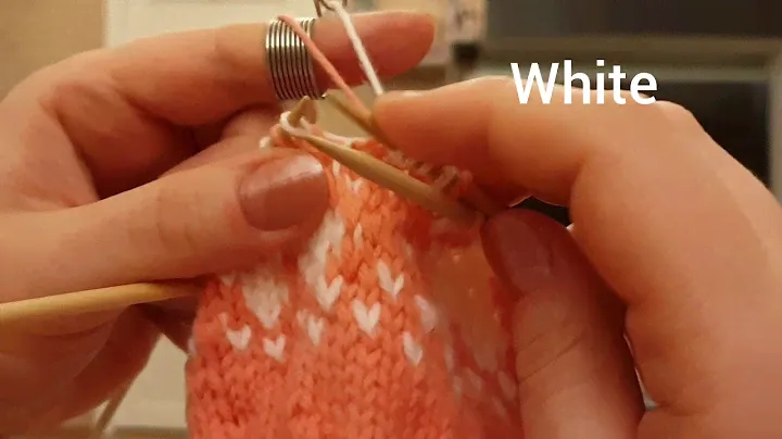Жаккард с наперстком. Jacquard with thimble