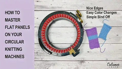 Master Flat Panels on your Circular Knitting Machines