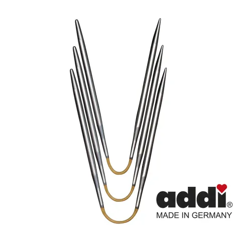 Спицы чулочные гибкие addi CraSy Trio, супергладкие, 160-2-1