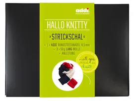 Набор для вязания шарфа Addi Hello Knitty Strickschal